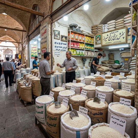 عمدهفروشی برنج کامفیروزی در شیراز